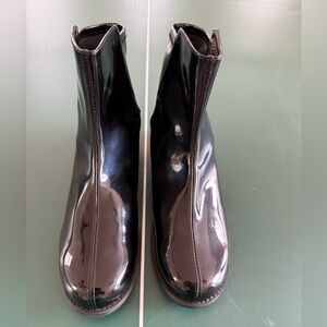 Stuart Weitzman Waterproof Black Ankle Boots -only worn one time!